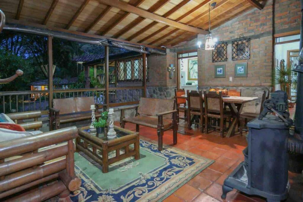 Vila Finca Punta De Piedra Salento, Quindio Exteriér fotografie