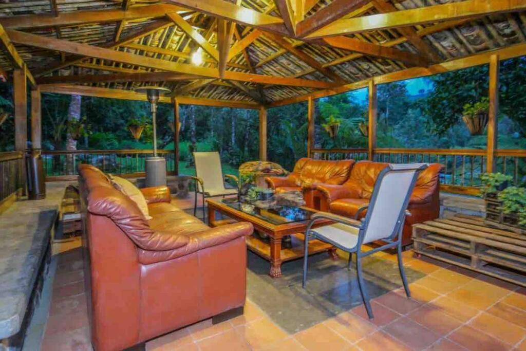 Vila Finca Punta De Piedra Salento, Quindio Exteriér fotografie